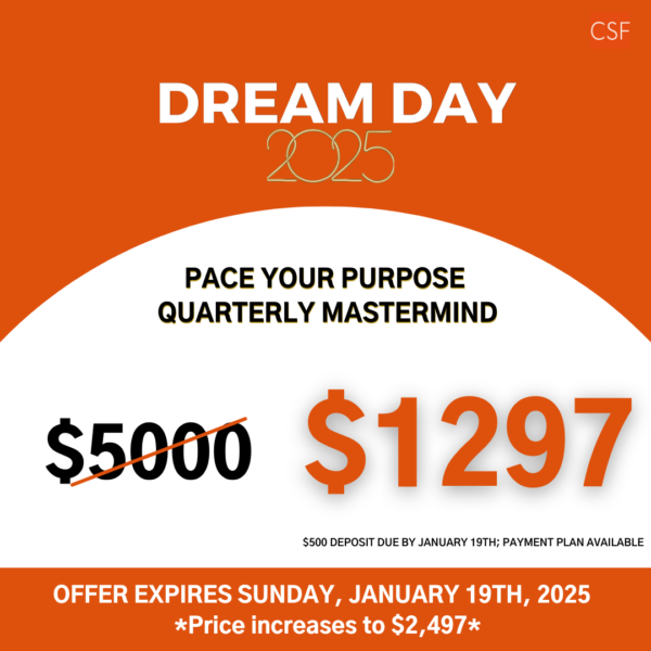 Dream Day 2025 Quarterly Mastermind (Pay-in-Full)